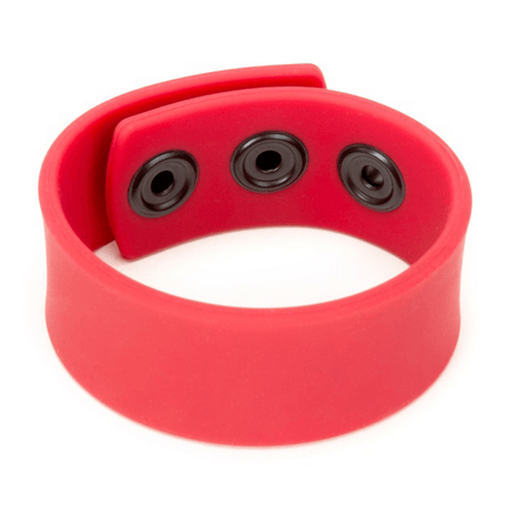 Penisring Cock Strap Silikon Rot 21 cm – Ansicht 4