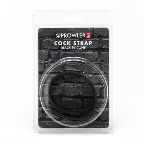 Penisring Cock Strap Silikon Schwarz 21 cm – Ansicht 2
