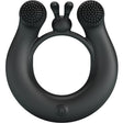 Penisring Dahlia Vibrationsring + Klitorisstimulator 12 Vibrationen Schwarz