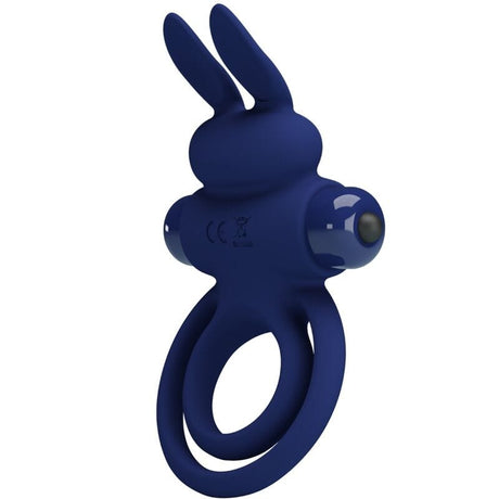 Penisring Darey Doppelter Vibrationsring Kaninchen Blau