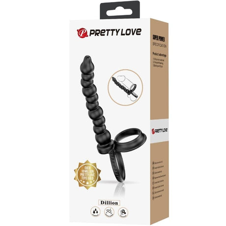 Penisring Dillion Doppelte Penetration Cock Ring Schwarz