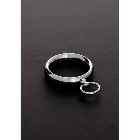 Penisring Donut mit O-Ring aus Edelstahl Silber – Ansicht 6