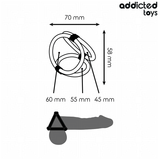 Penisring Dreifach- Schwarz (/5 5/) Ø 6 cm