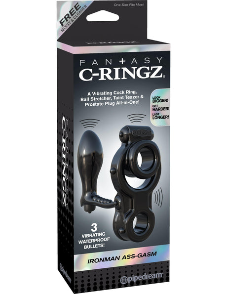 Penisring Ironman mit Analplug