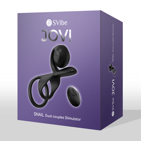 Penisring Jovi Dual Stimulator Schwarz 12 x Ø 3,5 cm – Ansicht 2