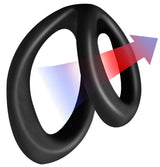 Penisring Kombi 4,0 cm Schwarz