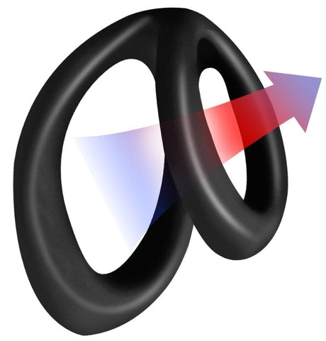 Penisring Kombi 4,0 cm Schwarz