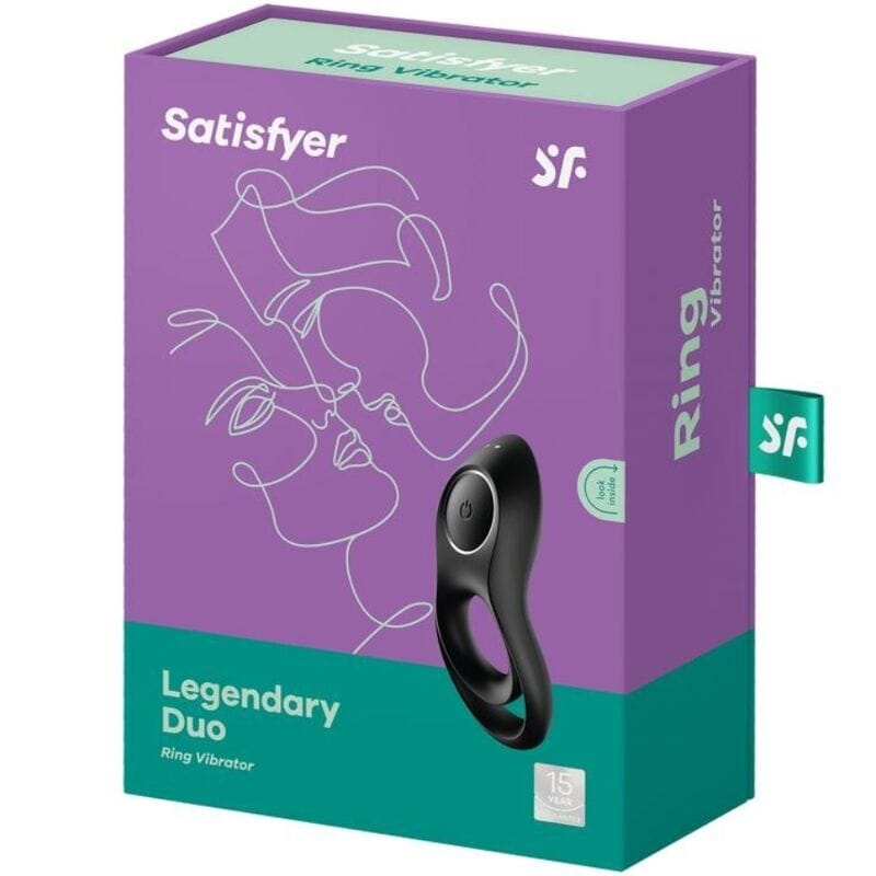 Penisring Legendärer Duo-Ring Schwarz – Ansicht 4
