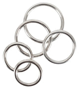 Penisring Metall-Ringe 5er-Set