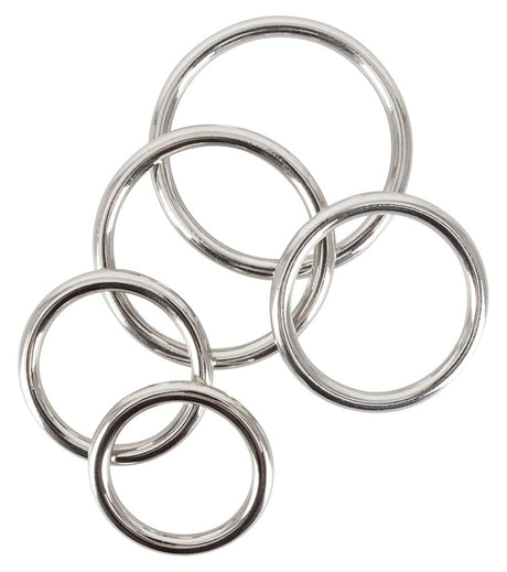 Penisring Metall-Ringe 5er-Set