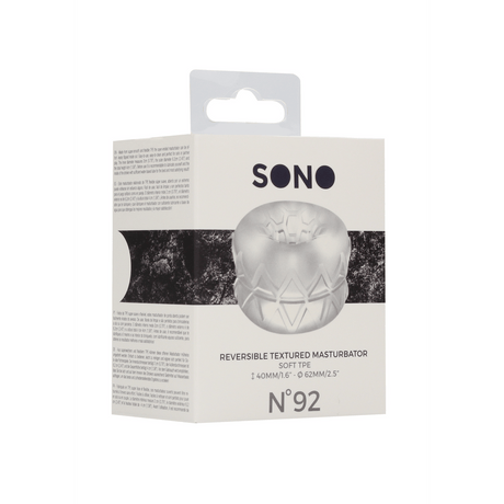 Penisring Nr. 92 Masturbator und Bumper in 1 Durchsichtig 4 x Ø 4 cm – Ansicht 2