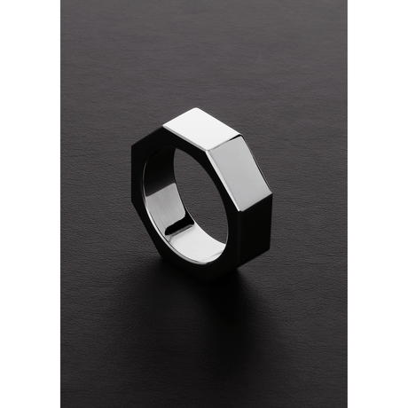 Penisring Nut aus Edelstahl Silber – Ansicht 4