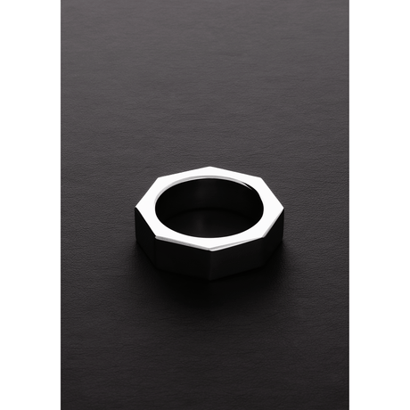 Penisring Nut aus Edelstahl Silber – Ansicht 3