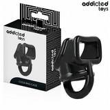 Penisring Peniskäfigring mit Hodenhalter Schwarz () Ø 3,5 cm