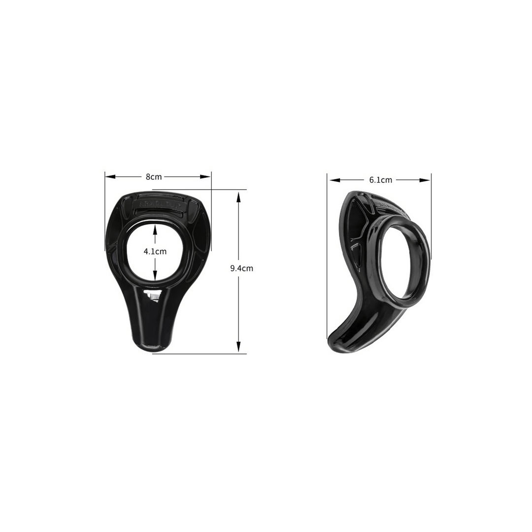 Penisring PerfectFitBrand Armour Up Sport Schwarz 9,4 x 4,1 cm – Ansicht 4