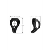Penisring PerfectFitBrand Armour Up Sport Schwarz 9,4 x 4,1 cm – Ansicht 4