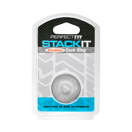 Penisring PerfectFitBrand Stackit aus SilaSkin 1,3 x 4 cm – Ansicht 6