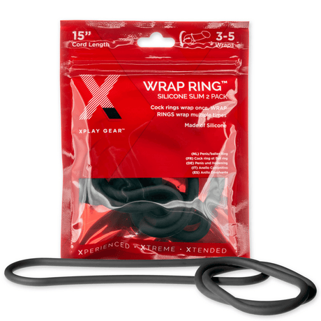 Penisring PerfectFitBrand Wrap Ring Schwarz Band 38,1 cm – Ansicht 2