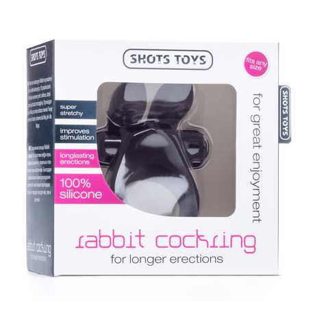 Penisring Rabbit Schwarz – Ansicht 2