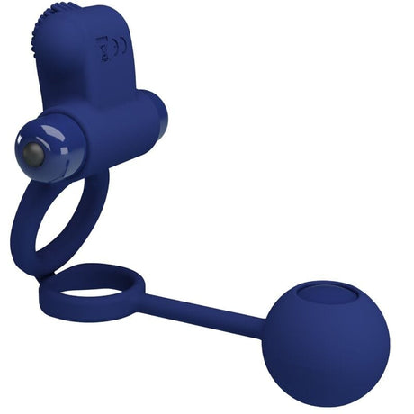 Penisring Remington Doppelvibrationsring mit Stecker Blau