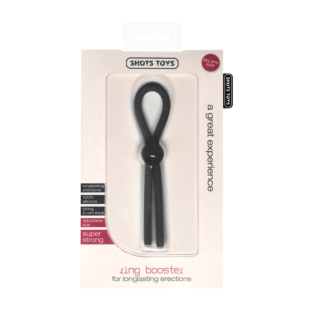 Penisring Ring Booster Schwarz 14,1 cm – Ansicht 2