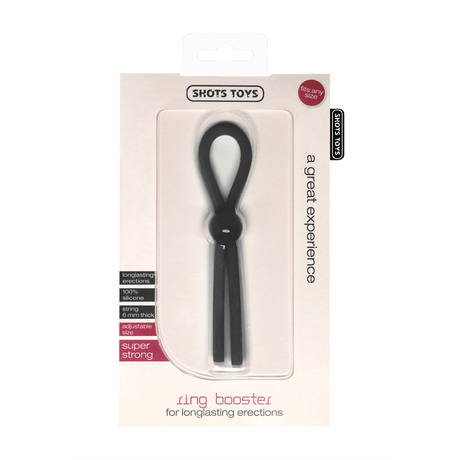 Penisring Ring Booster Schwarz 14,1 cm – Ansicht 2
