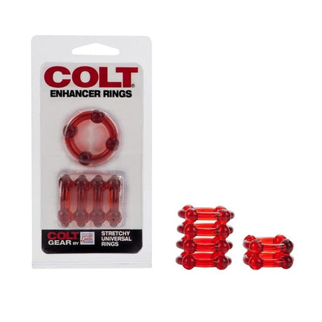 Penisring Set Quintett Rot