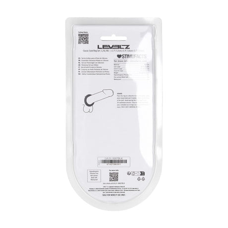 Penisring-Set Silikon 3-teilig L/XL/XXL Schwarz 5 x Ø 5 cm – Ansicht 3