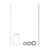 Penisring-Set Classic aus Silikon 3-teilig Schwarz XS/S/M Ø innen 2,2 bis 3 cm – Ansicht 5