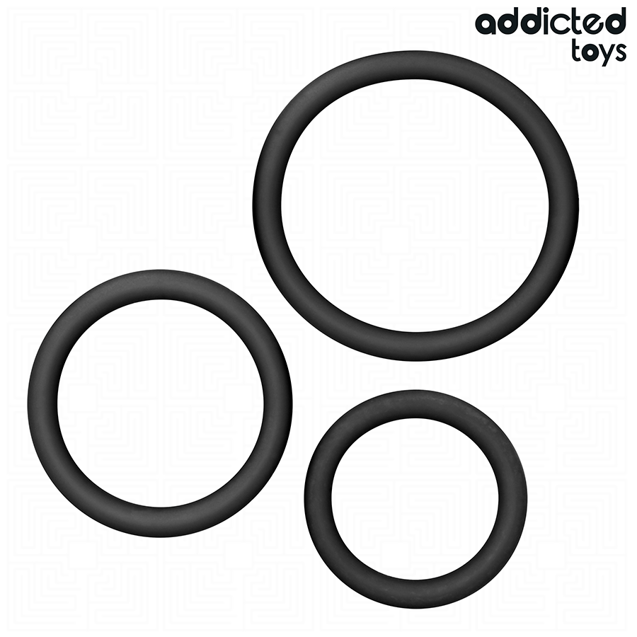 Penisring Set Silikonringe Modell 2 Ø 5,2 cm