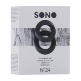 Penisring-Set Sono N°24 zwei Ringe Grau – Ansicht 2