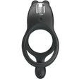 Penisring Seth Doppel-Vibrationsring Rabbit 7 Vibrationen Schwarz