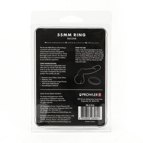 Penisring Silikon Schwarz Ø 55 mm innen – Ansicht 3