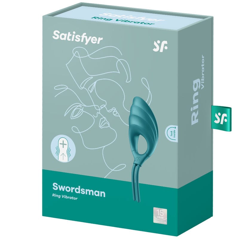Penisring Swordsman Ringvibrator Grün – Ansicht 4