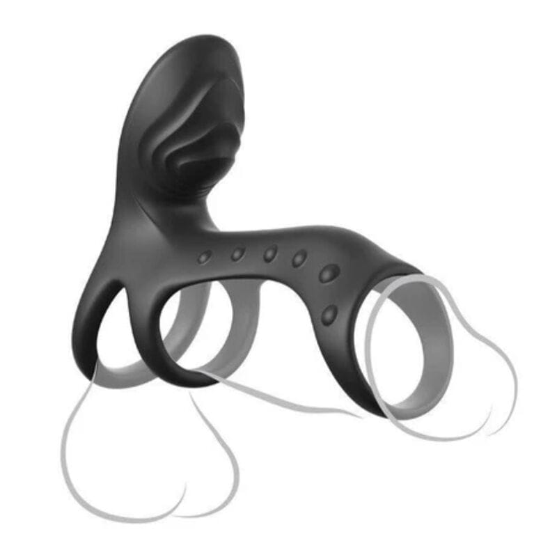 Penisring Ultimate Couples Cage Pro mit Vibration 19,5 cm – Ansicht 2