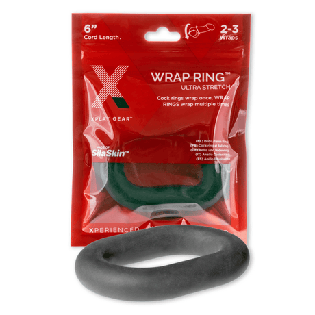 Penisring Ultra Wrap Schwarz 15,2 cm – Ansicht 2