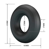 Penisring Urban Supersoft Silikon Schwarz – Ansicht 6