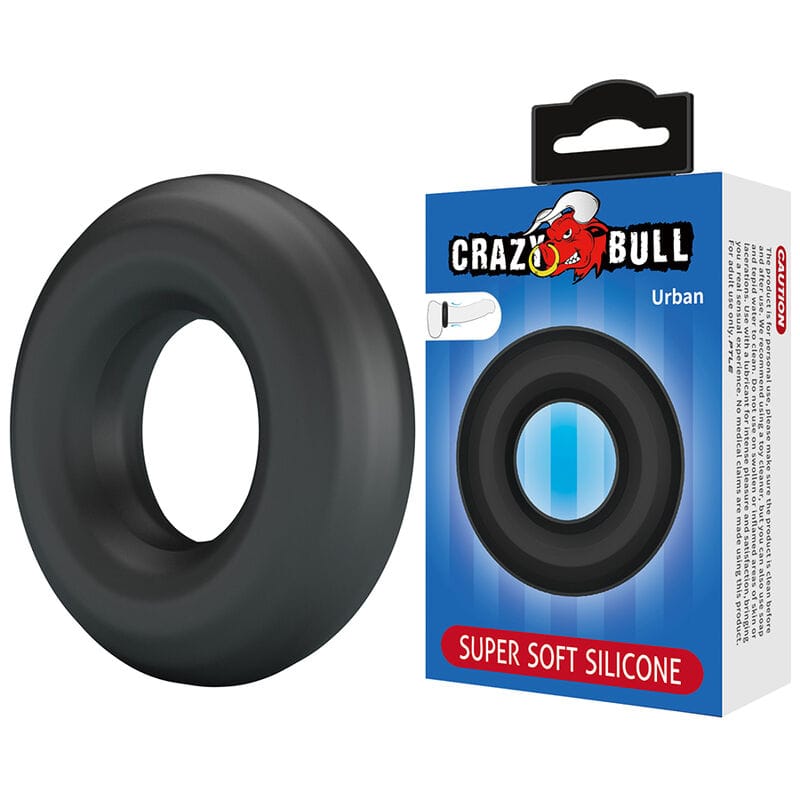 Penisring Urban Supersoft Silikon Schwarz – Ansicht 2