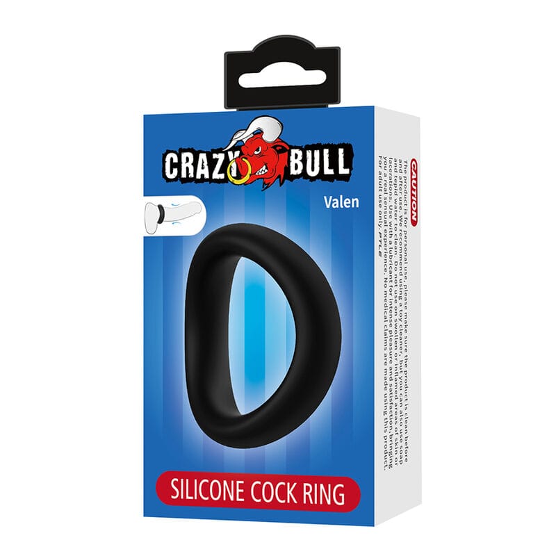 Penisring Valen ergonomisch Silikon Schwarz – Ansicht 8