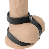 Penisring verstellbarer Penis- und Hodenring aus Leder – Ansicht 2