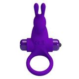 Penisring Vibratorring I Kaninchen für Lila Penis