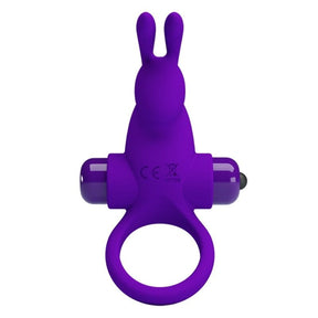 Penisring Vibratorring I Kaninchen für Lila Penis