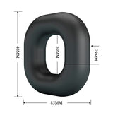 Penisring Walden Supersoft Silikon Schwarz – Ansicht 5