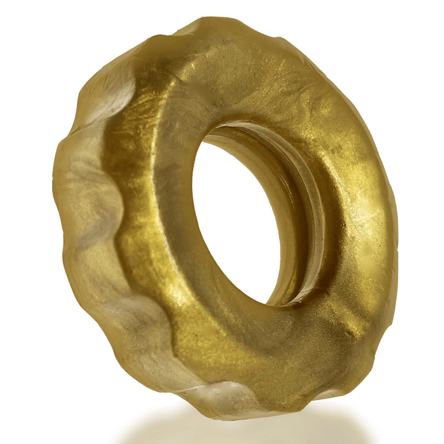 Penisringe Hunkyjunk Super Huj 3er-Set dehnbar Gold 5 cm
