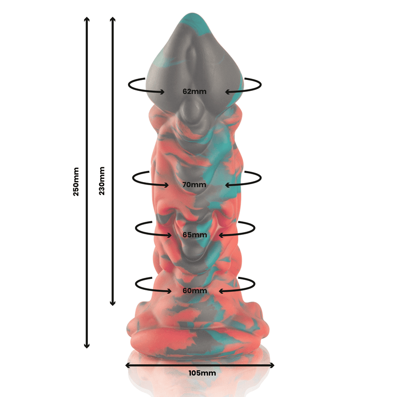 Phobos Fantasy-Dildo Groß 25 x 6,2 cm – Ansicht 4