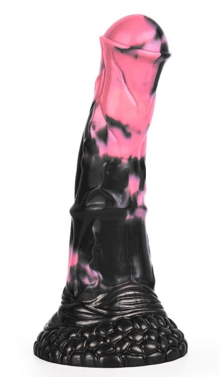 Pirulf Dildo 18 x 5cm Schwarz-Rosa