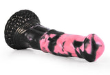 Pirulf Dildo 18 x 5cm Schwarz-Rosa