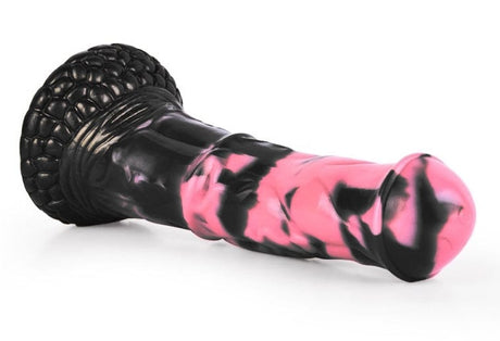 Pirulf Dildo 18 x 5cm Schwarz-Rosa