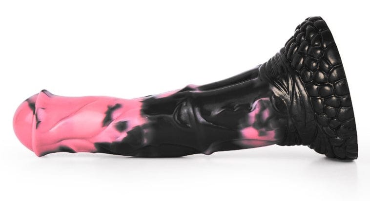 Pirulf Dildo 18 x 5cm Schwarz-Rosa
