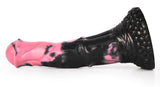 Pirulf Dildo 18 x 5cm Schwarz-Rosa